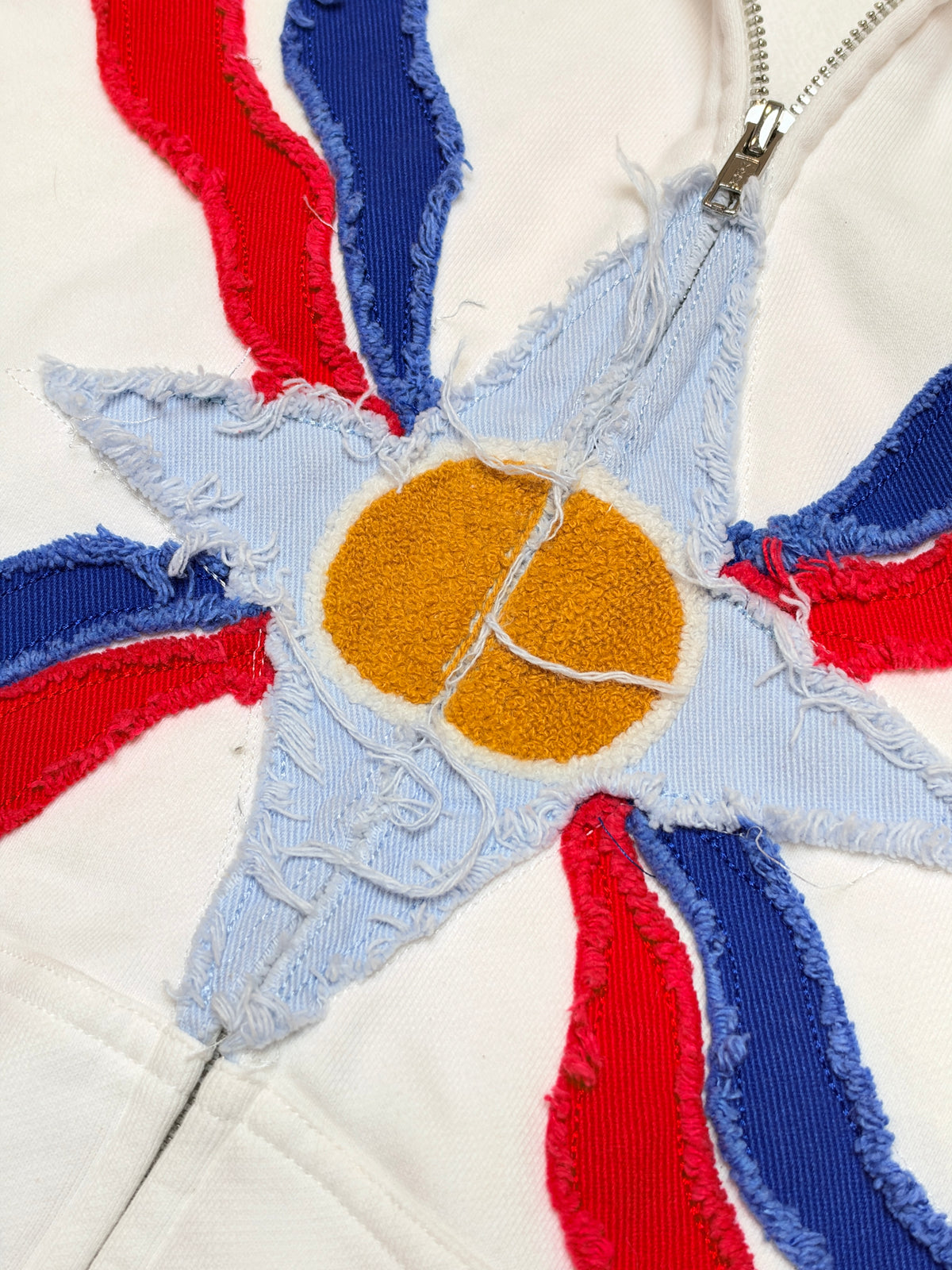 (PRE-ORDER) "Assyrian Flag" Distressed hoodie